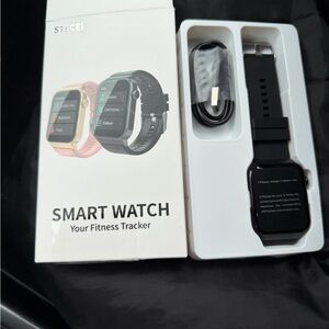 Smart Watch Fitness Tracker - Black